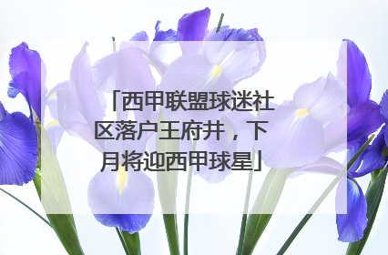 西甲联盟球迷社区落户王府井，下月将迎西甲球星