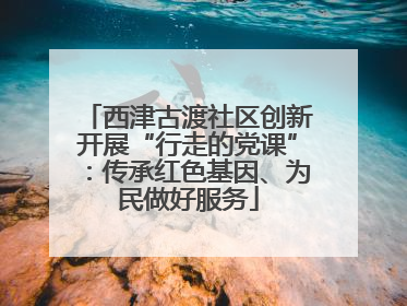 西津古渡社区创新开展“行走的党课”：传承红色基因、为民做好服务