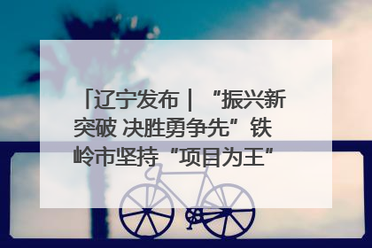 辽宁发布｜“振兴新突破 决胜勇争先”铁岭市坚持“项目为王”推进经济高质量发展