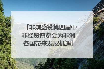 非媒盛赞第四届中非经贸博览会为非洲各国带来发展机遇