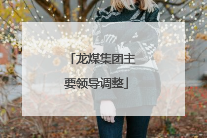 龙煤集团主要领导调整