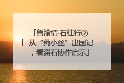 鲁渝情·石柱行② ︳从“莼小丝”出国记，看淄石协作启示