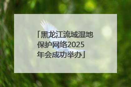 黑龙江流域湿地保护网络2025年会成功举办