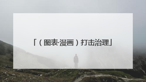 （图表·漫画）打击治理