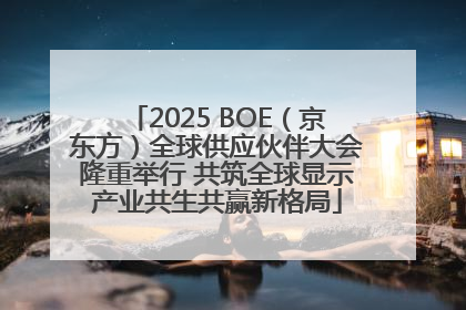2025 BOE（京东方）全球供应伙伴大会隆重举行 共筑全球显示产业共生共赢新格局