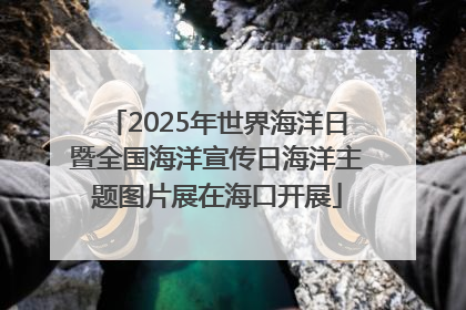 2025年世界海洋日暨全国海洋宣传日海洋主题图片展在海口开展