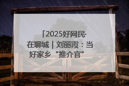 2025好网民·在聊城｜刘丽霞：当好家乡“推介官” 秀出乡村新风貌